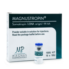Magnustropin HGH 10 флаконов по 10 iu